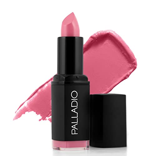 Palladio Pintalabios Herbal Mate, Bella Pink, Cobertura Completa y Duradera, 0.16 Oz - imagen 3