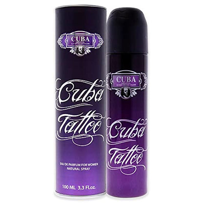 Cuba Perfume de Mujer Eau de Parfum Spray, Tattoo, 3.3 Oz - imagen 1
