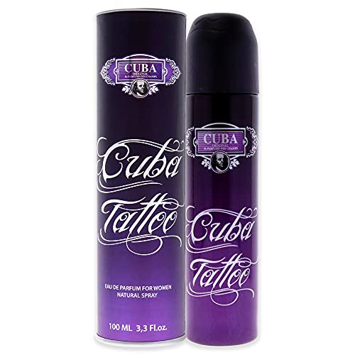 Cuba Perfume de Mujer Eau de Parfum Spray, Tattoo, 3.3 Oz - imagen 3