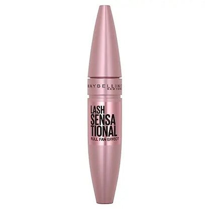 Máscara Lavable Maybelline Lash Sensational, Alargadora y Voluminizadora para Efecto de Pestañas Abundantes, Negro Más Negro, 1 Unidad - imagen 3
