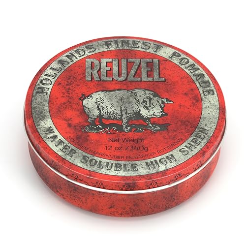 Pomada REUZEL Roja, Fijación Media Todo el Día, Estilo Soluble en Agua, Brillo Alto y Libre de Copos, Fácil de Lavar, Para Todo Tipo de Cabello - imagen 3
