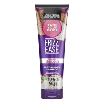 Champú John Frieda Frizz-Immunity con Aceite de Coco Puro - Previene el Frizz y la Humedad, 8.45 Onzas - imagen 2