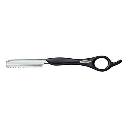 Cuchilla de Estilización Negra Feather de 7.25 pulgadas – Herramienta Profesional para Cortar, Desbastar, Capas, Texturizar y Plumas – Herramienta #1 - imagen 4