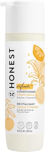 Acondicionador Sin Silicona The Honest Company, Suave y Sin Lagrimas, Hipoalergénico, Cuidado Capilar para Bebés con Ingredientes Naturales, Aroma de - imagen 4