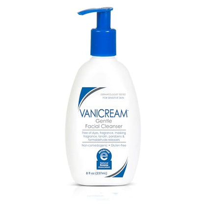 Limpiador Facial Suave Vanicream con Dispensador de Bomba - 8 fl oz - Formulado Sin Irritantes Comunes para Piel Sensible - imagen 3