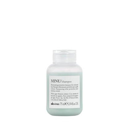 Champú Davines MINU, Hidratante y Protector del Color para Cabello Teñido - Preserva la Brillantez y Vitalidad del Color con Caper Salina, Tamaño de - imagen 4