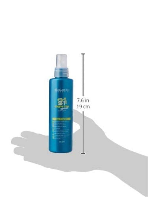 SALERM - Mascarilla Leave-In 21 Spray Exprés - 190 ml - con Proteína de Seda - Repara Cabello Dañado - Hidrata - Protector Térmico - Control de Frizz - imagen 4