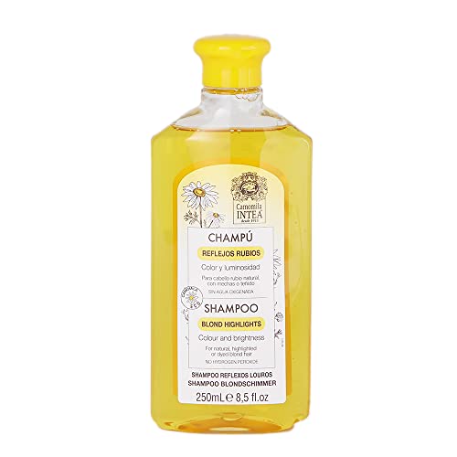 Champú Intea de Manzanilla - Champú Aclarante para Rubios - Sin Amoníaco, Aplicación Fácil para Cabello Natural o Teñido - 8.5oz - imagen 3