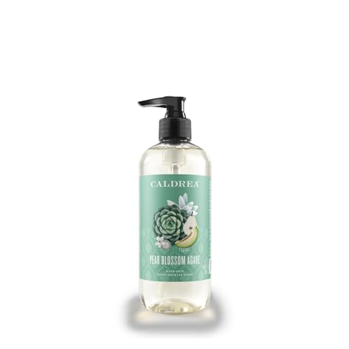 Jabón de Manos Caldrea, Gel de Aloe Vera, Aceite de Oliva y Aceites Esenciales, Aroma de Pera y Agave, 10.8 oz (El empaque puede variar) - imagen 1