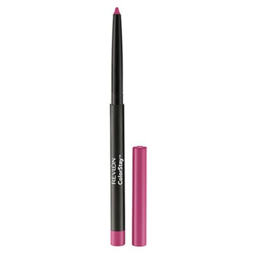 Lápiz Labial Revlon Colorstay con Sacapuntas Integrado, Colores Ricos de Larga Duración, Aplicación Suave, 677 Fucsia, 0.01 oz - imagen 1