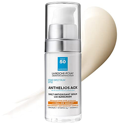 Suero Antioxidante Diario La Roche-Posay Anthelios AOX con SPF, Hidratante Facial con Protector Solar y Vitamina C y E, Protector Solar Oil Free para - imagen 1