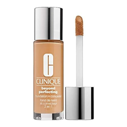 Base Líquida + Corrector Clinique Beyond Perfecting Ligera para Piel Seca a Mixta y Grasa | Cobertura Completa + Acabado Mate Natural, Vainilla, 1 Fl - imagen 1