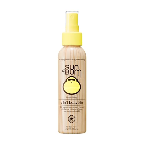 Acondicionador Sin Enjuague Revitalizante Sun Bum 3 en 1 - Desenredante Antifrizz - Amigable con el Color y Protección UV - Enriquecido con Aceite de - imagen 4