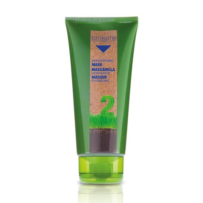 SALERM Biokera Natura Máscara Hidratante - 200 ml - Ideal para Cabello Seco o Deshidratado - con Aceite de Germen de Trigo - Hidratación Profunda - - imagen 2