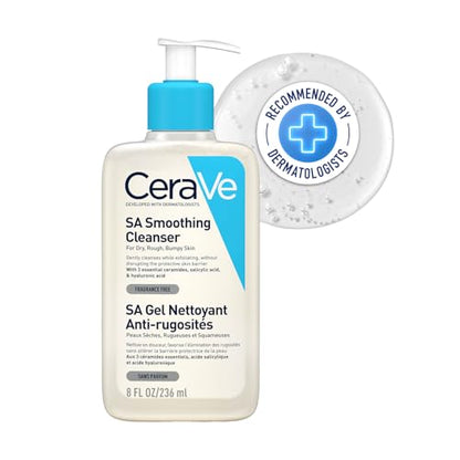 Limpiador Renovador de Ácido Salicílico CeraVe, Formulado con Ácido Hialurónico, Niacinamida y Ceramidas, Exfoliante Suave para el Rostro, 8 Onzas - imagen 3