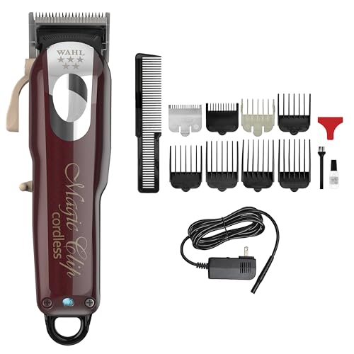 Cortadora de cabello Wahl Professional 5 Star Series Magic Clip Inalámbrica, con cuchilla de dientes escalonados y accesorios, 100+ minutos de - imagen 2