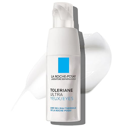 Crema para los Ojos La Roche-Posay Toleriane Dermallergo, Hidratante Reparador Suave para Piel Sensible, Sin Fragancia, Sin Alcohol, Aprobada para - imagen 2