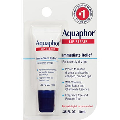 Ungüento Reparador de Labios Aquaphor - Hidratación Duradera para Aliviar Labios Secos y Agrietados - Tubo de 10 g - imagen 3