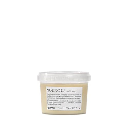 Acondicionador Davines NOUNOU, Efecto Emoliente Nutritivo para Cabello Muy Procesado, Tratado Químicamente, Seco o Dañado - Tamaño de Viaje, 2.54 Fl - imagen 1
