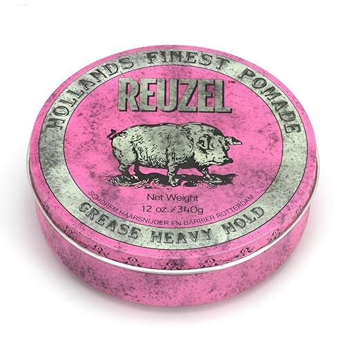 Pomada REUZEL Pink Grease, Fijación Fuerte Todo el Día, Cera para Peinar a Base de Aceite, Brillo Medio, Fácil de Lavar, Para Todos los Tipos de - imagen 3