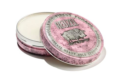Pomada REUZEL Pink Grease, Fijación Fuerte Todo el Día, Cera para Peinar a Base de Aceite, Brillo Medio, Fácil de Lavar, Para Todo Tipo de Cabello - imagen 4