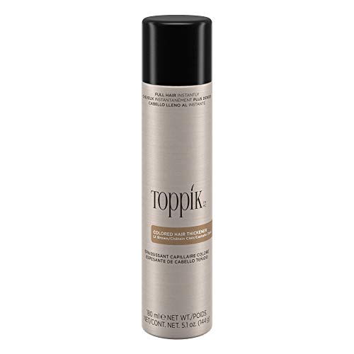 Toppik Spray Colorante para el Cabello, Castaño Claro, Spray Voluminizador para Raíces, Concealer para el Cabello, 5.1oz - imagen 1