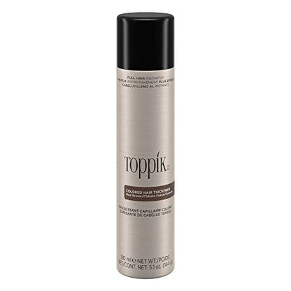 Toppik Spray Colorante para Cabello, Castaño Medio, Spray Voluminizador para Raíces, Concealer para Cubrir y Engrosar el Cabello, 5.1oz - imagen 1