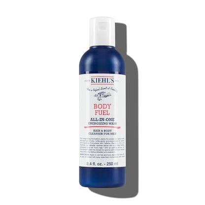 Kiehl's Body Fuel Gel de Ducha y Champú Energizante para Hombre, con Mentol, Cafeína, Vitamina E y C, 8.4 fl oz - imagen 4