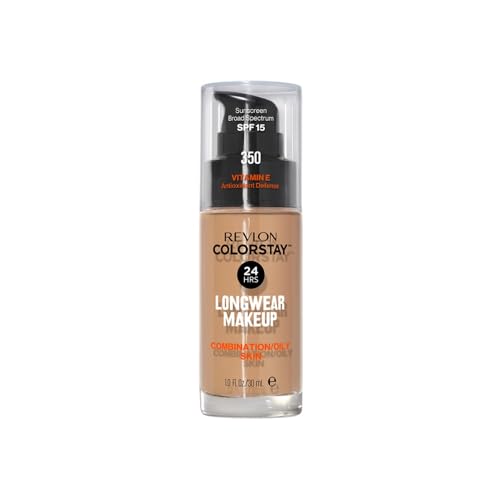 Revlon Colorstay Maquillaje para Piel Mixta y Grasa 350 Rich Tan 30ml - imagen 2