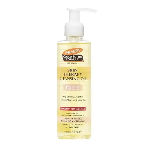 Aceite Limpiador Palmer's Cocoa Butter Formula Skin Therapy, Desmaquillante Suave con Aceite de Rosa Mosqueta y Vitamina C, 6.5 Onzas - imagen 4