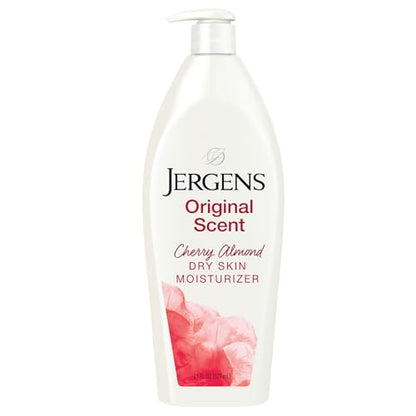 Loción Corporal Hidratante Jergens Original Scent para Piel Seca, Esencia de Almendra y Cereza, Probada por Dermatólogos, 21 Oz - imagen 1
