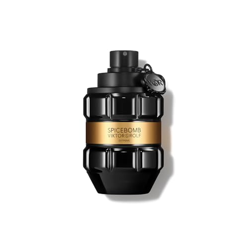 Viktor&Rolf - Spicebomb Extreme Eau de Parfum para Hombre - Fragancia Amaderada y Especiada - Notas de Ámbar y Vainilla - 3 Fl Oz - imagen 4