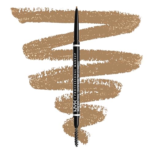 Lápiz de Cejas NYX PROFESSIONAL MAKEUP Micro, Punta Precisa, Impermeable, Vegano - Rubio - imagen 2