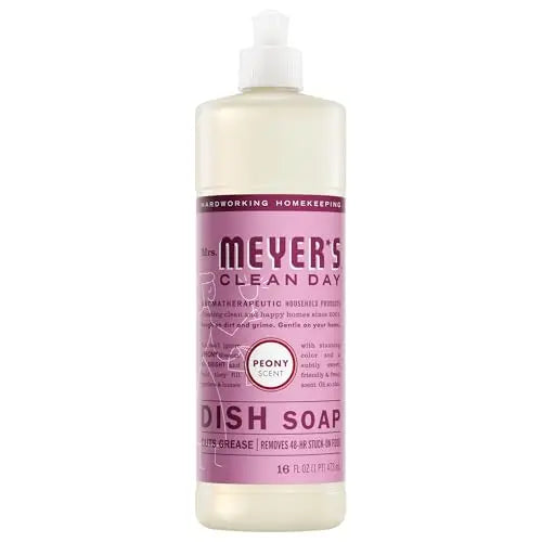 Jabón Líquido para Platos MRS. MEYER'S CLEAN DAY, Aroma a Peonía, 16 Fl Oz - imagen 1