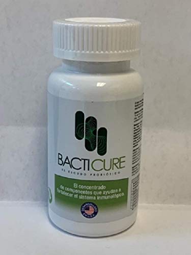 Bacticure Probiótico 60 Cápsulas | Probioticos de Alta CFU para Hombres y Mujeres | Soporte Digestivo con Prebióticos y Enzimas Digestivas | - imagen 4