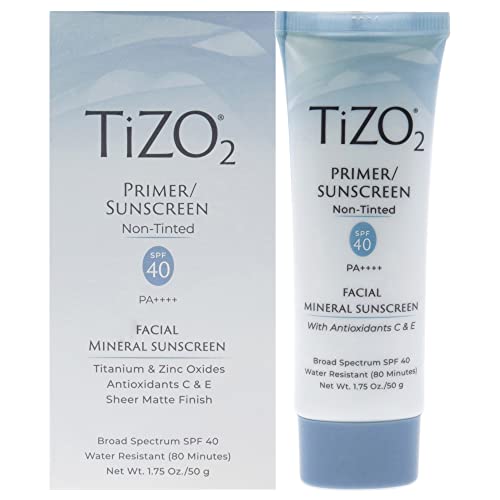 Sunscreen Facial Mineral TiZO2 y r SPF 40 de Amplio Espectro con Antioxidantes, Sin Tinte, Acabado Mate, Sin Fragancia, Sin Aceite, Recomendado por - imagen 3
