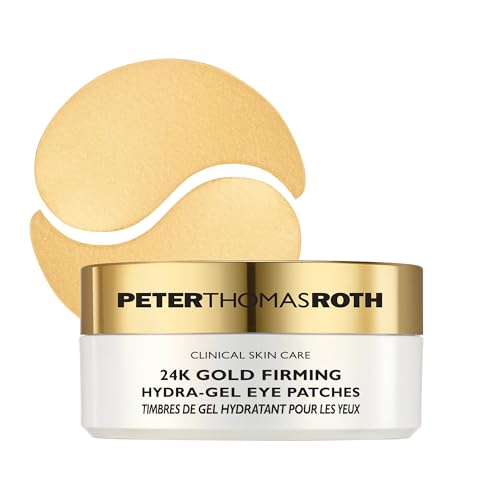 Peter Thomas Roth | Parche Hidratante de Ojos 24K Gold Firming | Mascarilla de Ojos Infundida con Oro para Líneas Finas, Patas de Gallos y Ojeras - imagen 1