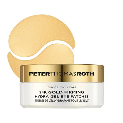 Peter Thomas Roth | Parche Hidratante de Ojos 24K Gold Firming | Mascarilla de Ojos Infundida con Oro para Líneas Finas, Patas de Gallos y Ojeras - imagen 1