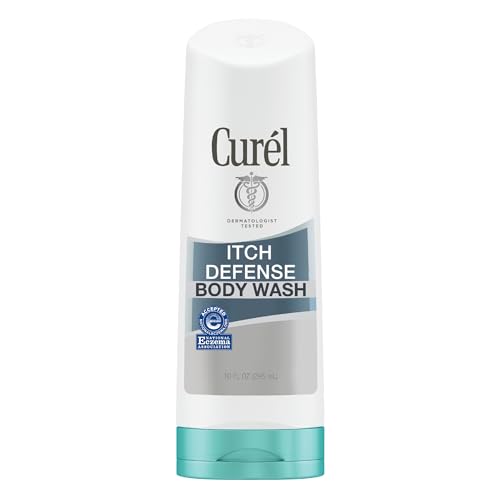 Curel Itch Defense Limpiador Calmante Diariamente, Gel de Baño, Fórmula Sin Jabón, para Piel Seca y Picazón, con Aceite Hidratante de Jojoba y Oliva, - imagen 1