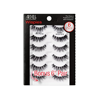 Pestañas Ardell Demi Wispies – Look Natural, Multi-Dimensional, 6 Pares - imagen 4