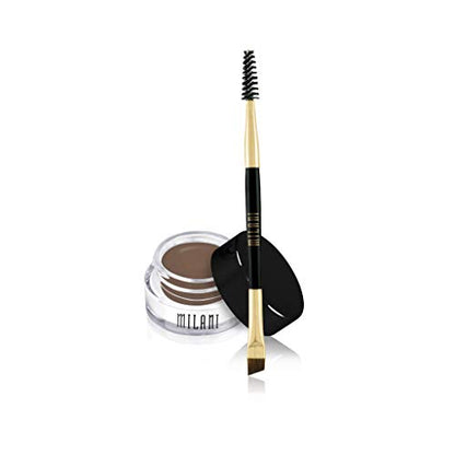 Milani Stay Put Brow Color - Color de Cejas Marrón Oscuro (2.6 g) Vegano y Libre de Crueldad que Rellena y Da Forma a las Cejas - imagen 2