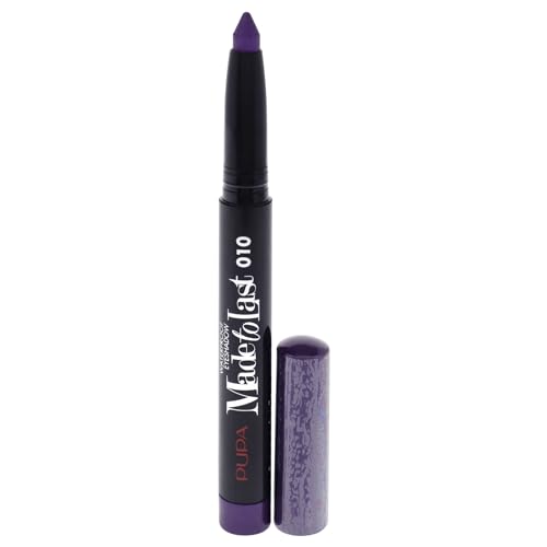 Sombra de Ojos en Stick Pupa Milano Made to Last, Resistente al Agua, 010 Shocking Violet, Textura Cremosa y Ligera, 0.049 oz - imagen 1