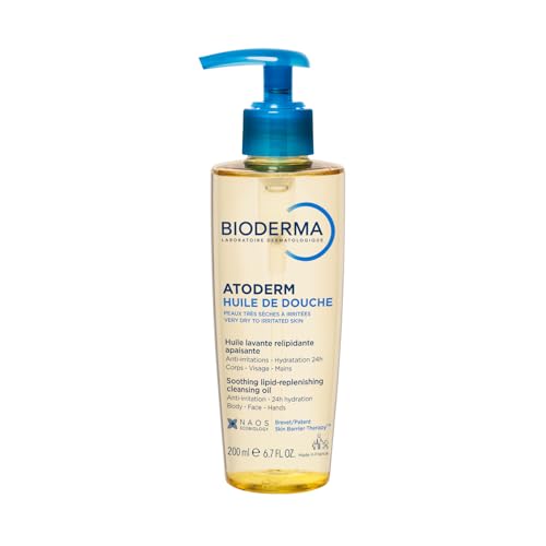 Bioderma - Atoderm - Aceite Limpiador para Piel Muy Seca y Sensible - Cara y Cuerpo - Alivia Incomodidad - 6.7 Fl Oz (Paquete de 1) - imagen 3