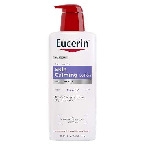 Loción Corporal Eucerin Skin Calming, Loción Hidratante Enriquecida con Avena Natural para Piel Seca y Picazón, 16.9 fl. oz. - imagen 2
