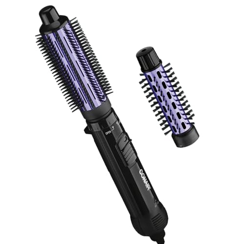 Conair 2 en 1 Combo de Aire Caliente para Rizar, Incluye Cepillo de Rizar de 1.5 pulgadas y Cepillo de Aluminio de 1 pulgada - imagen 3