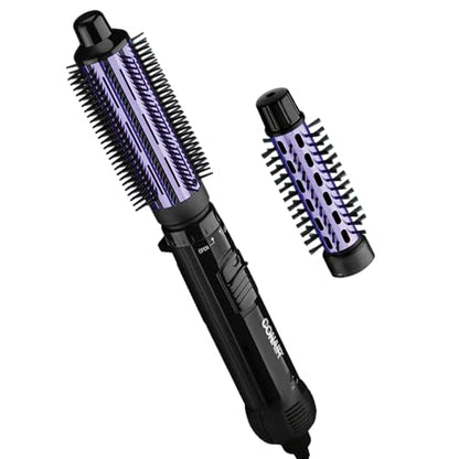 Conair 2 en 1 Combo de Aire Caliente para Rizar, Incluye Cepillo de Rizar de 1.5 pulgadas y Cepillo de Aluminio de 1 pulgada - imagen 2
