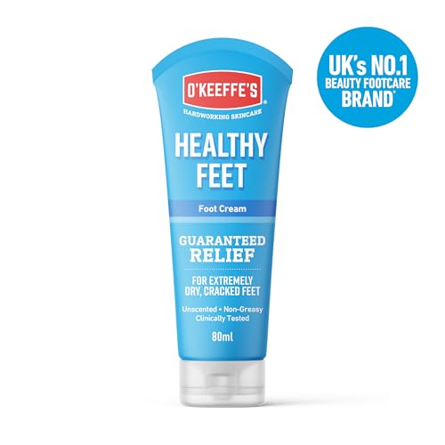 Crema para pies O'Keeffe's Healthy Feet - Tubo de 3 oz (1 paquete) - Alivio para pies extremadamente agrietados y secos, repara e hidrata - imagen 2