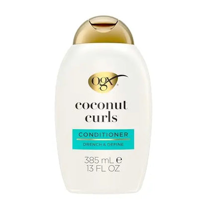 Acondicionador Definidor de Rizos OGX Quenching + Coconut Curls, Hidratante para Cabello Rizado con Aceite de Coco, Cítricos y Miel, Sin Parabenos, - imagen 1