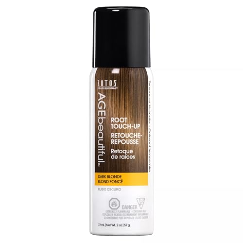 AGE beautiful Spray de Color para Raíces | Corrector Temporal de Canas | Cubre Parches Finos y Añade Volumen | Resistente al Agua y Sudor | Rubio - imagen 1