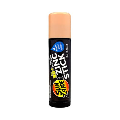 Sun Zapper Stick Solar Zinc Óxido SPF 50+ para Piel Clara – Protector Solar Mineral para Cara y Cuerpo, Resistente al Agua, Tamaño de Viaje 12g, - imagen 3